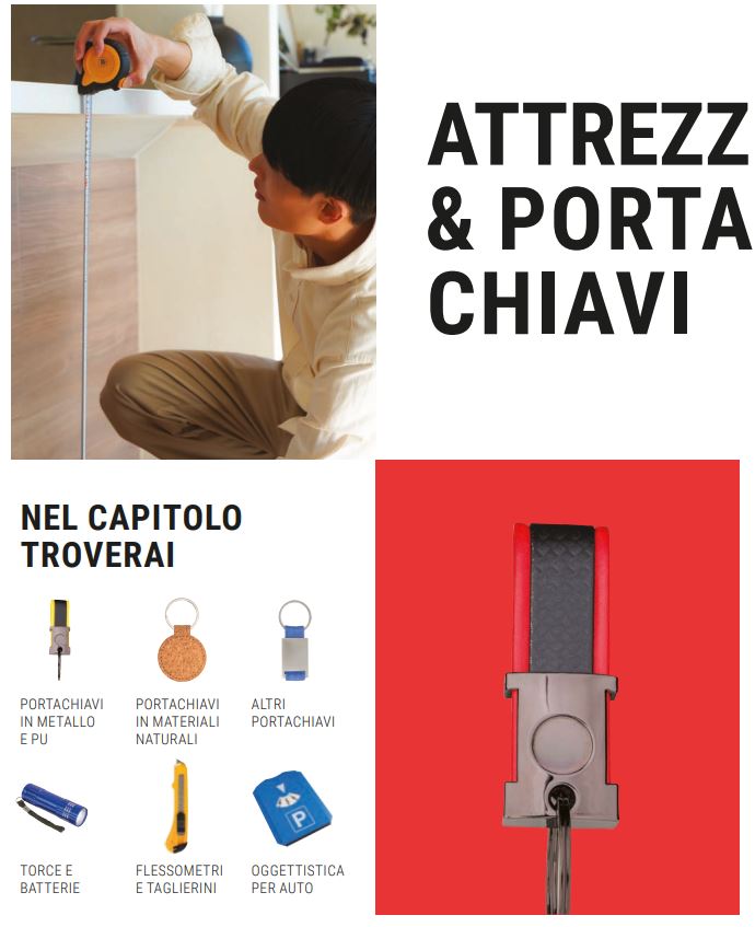 Atrezzi e portachiavi